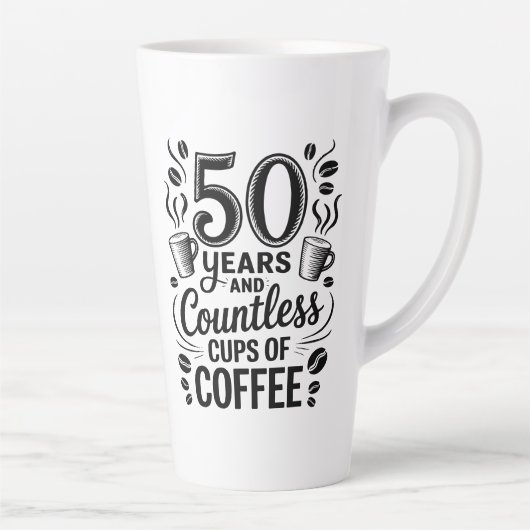 50 Years and Countless Cups of Coffee  Milchtasse (Rechts)