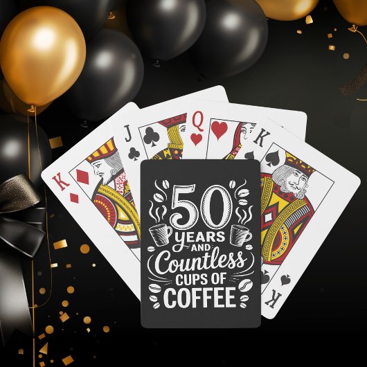 50 Years and Countless Cups of Coffee  Spielkarten