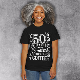 50 Years and Countless Cups of Coffee  Tri-Blend Shirt