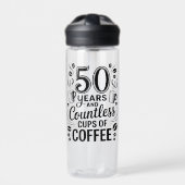 50 Years and Countless Cups of Coffee  Trinkflasche (Vorderseite)