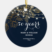 "50 Years of Forever: An Anniversary to Remember" Keramik Ornament (Vorne)