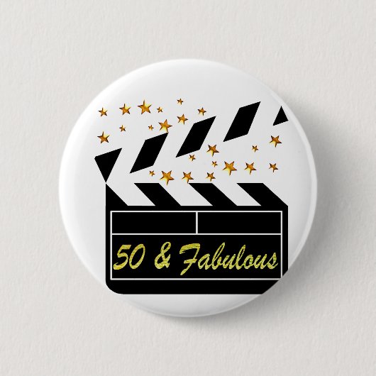 50 YR ALTER FILMSTAR BUTTON (Vorderseite)