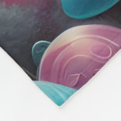 50er Alien Fantasty Fleecedecke (Ecke)