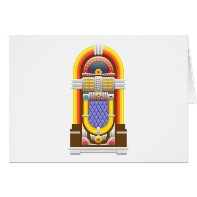 50er altmodische Jukebox (Vorderseite (Horizontal))