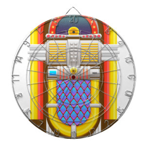 50er altmodische Jukebox Dartscheibe