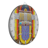 50er altmodische Jukebox Dartscheibe (Vorderseite Links)