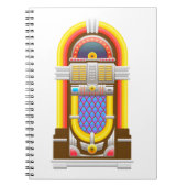 50er altmodische Jukebox Notizblock (Vorderseite)