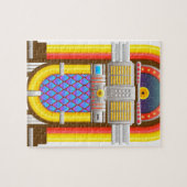 50er altmodische Jukebox Puzzle (Horizontal)