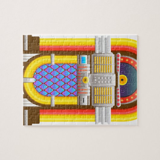 50er altmodische Jukebox Puzzle (Horizontal)