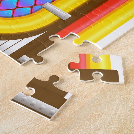 50er altmodische Jukebox Puzzle (Seite)