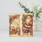 50er altmodische Mutation Feiertagskarte (Stehend Vorderseite)