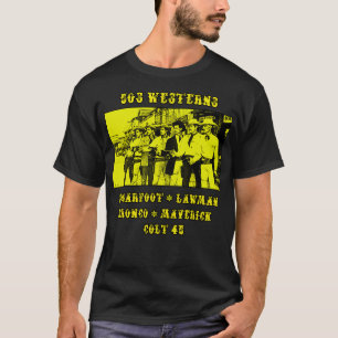 50er-amerikanische Western T-Shirt