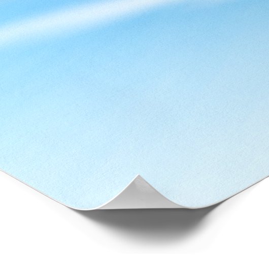 50er Autoflossen Poster (Ecke)