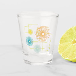 50er Blume Schnapsglas