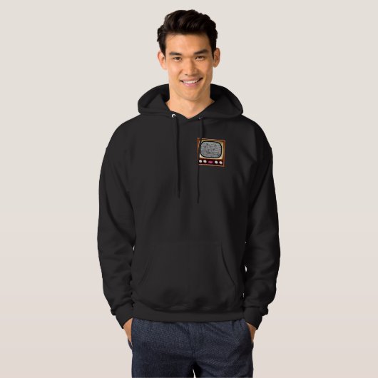 50er Fernsehvorlage Hoodie (Vorne ganz)