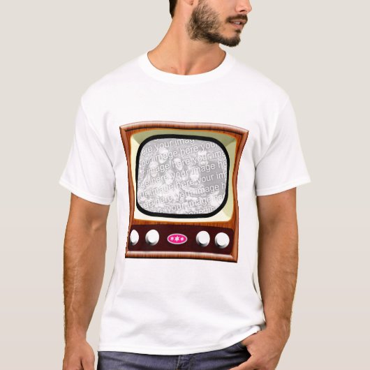 50er Fernsehvorlage T-Shirt (Vorderseite)