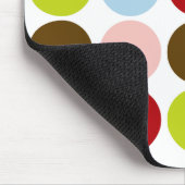 50er großer Vintager Punkt-Designer Mousepad (Ecke)