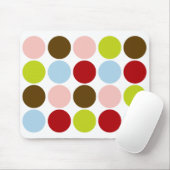 50er großer Vintager Punkt-Designer Mousepad (Mit Mouse)