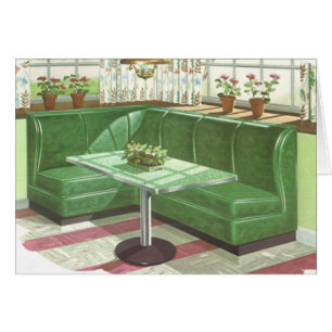 50er grüner Küchen-Stand