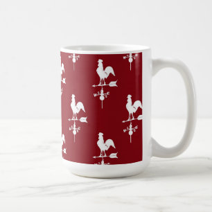50er Hahn Wetterfahne Kaffeetasse