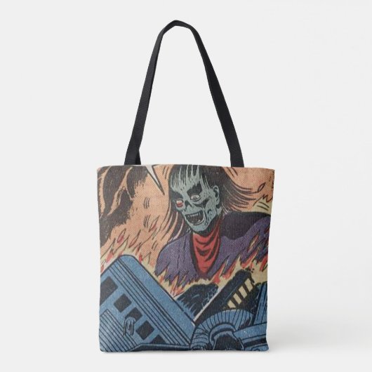 50er Horror Comic | Bestes Geschenk für Comicen Li Tasche (Rückseite)