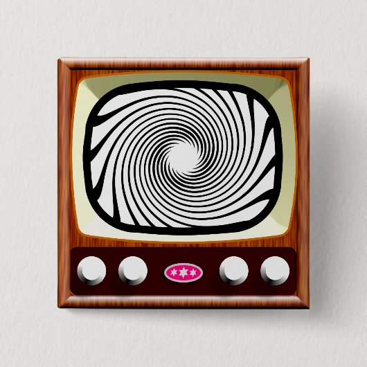 50er Hypno-TV Button (Vorderseite)