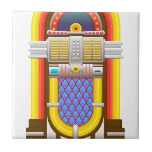 50er Jahre altmodischer Musikautomat Fliese