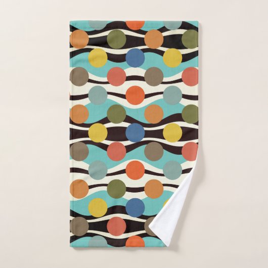 50er Jahre Badhandtuch Set (Handtuch)