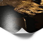 50er-Jahre-Brille-Indidigo Fotodruck (Ecke)