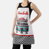 50er Jahre Diner Personalisieren Schürze (InSitu)