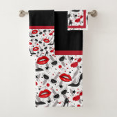 50er Jahre Glam Bath Handtuch Set (Insitu)