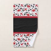 50er Jahre Glam Bath Handtuch Set (Handtuch)