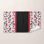 50er Jahre Glam Bath Handtuch Set (Handtuch)