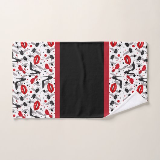 50er Jahre Glam Bath Handtuch Set (Handtuch)