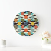 50er Jahre Große Wanduhr (Zuhause)