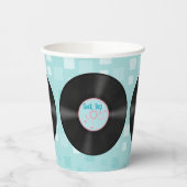 50er Jahre Style LP Record Pappbecher (Links)