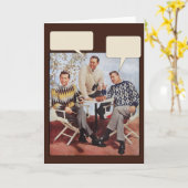 50er Jahre Sweater Typ Karte (Gelbe Blume)