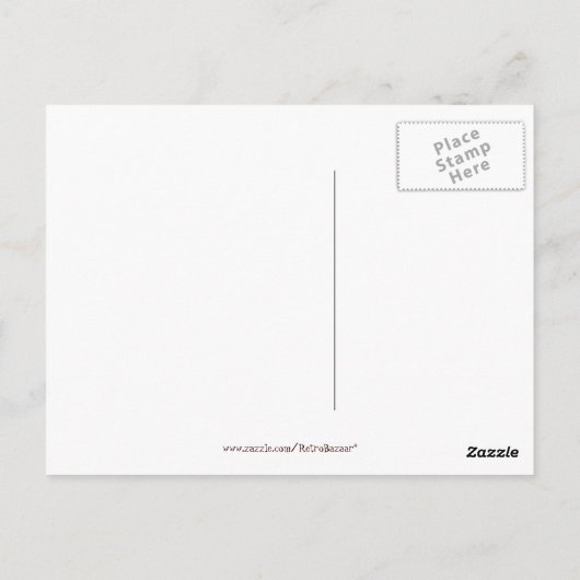 50er Jahre Sweater Typ Postkarte (Rückseite)