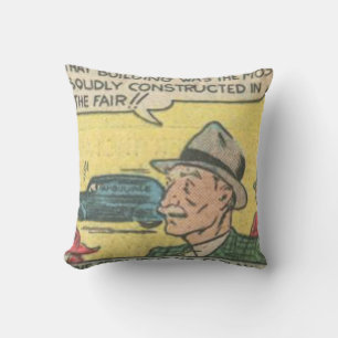 50er Jahre Vintage-Comics Bestes Geschenk für Co Kissen