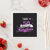 50er Pack Papier Servietten - Perfekt für Geburtst (Beispiel)