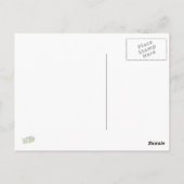 50er Retro Bowling Postkarte (Rückseite)