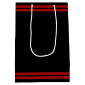 50er Retro Diner Vielen Dank Mittlere Geschenktüte (Rückseite)