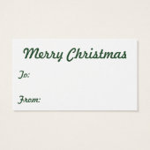 50er Retro Jolly Santa Claus, Weihnachtsfeiertage (Rückseite)