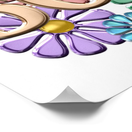 50er Retro Poster (Ecke)