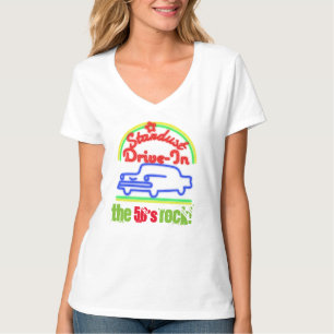 50er Rock Women's V-Neck T - Shirt