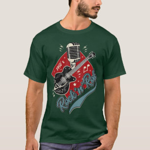50er Rockabilly Kleidung 1950er Sock Hop Swing Gre T-Shirt
