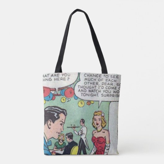 50er Romantik-Comic Tasche (Rückseite)