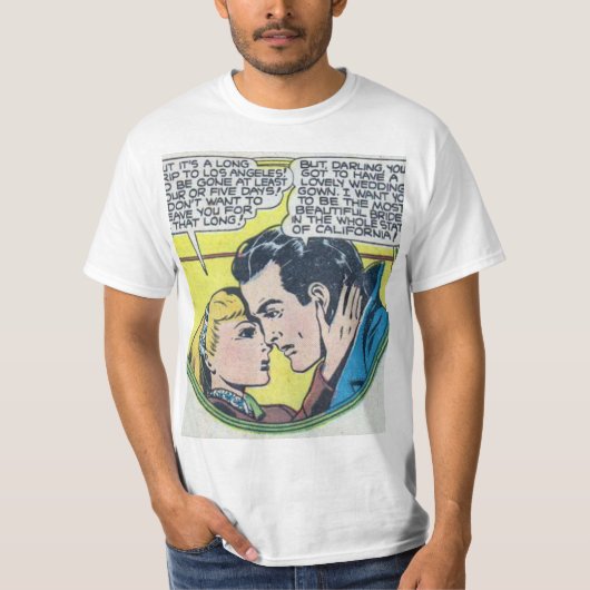 50er Romantisches Comic | Bestes Geschenk für klas T-Shirt (Vorderseite)