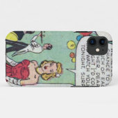 50er Romantisches Comic Case-Mate iPhone Hülle (Rückseite (Horizontal))