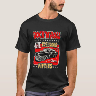 50er Sock Hop Kostüm Retro 1950er Greaser Vintage T-Shirt